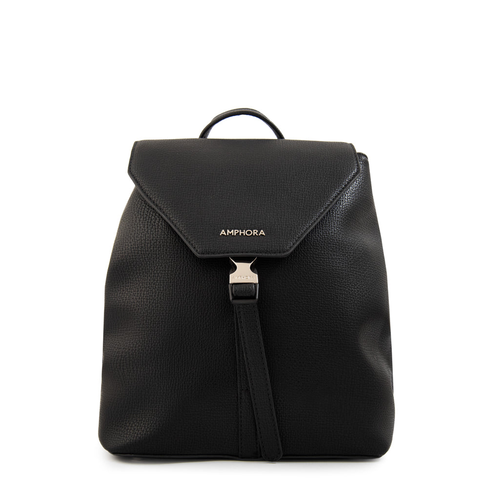 Mochila con tapa dayla mediana negro