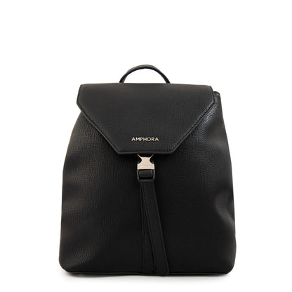 Mochila con tapa dayla mediana negro