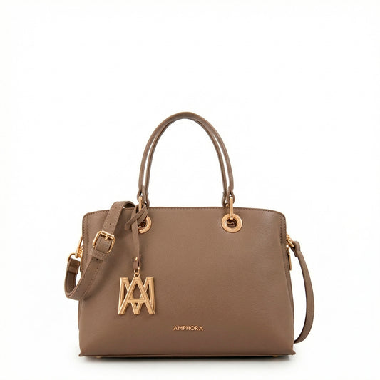Cartera tote laia mediana taupe