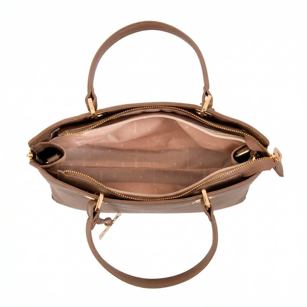 Cartera tote laia mediana taupe