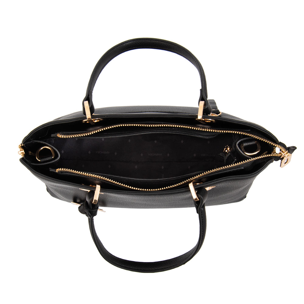 Cartera tote laia mediana negro