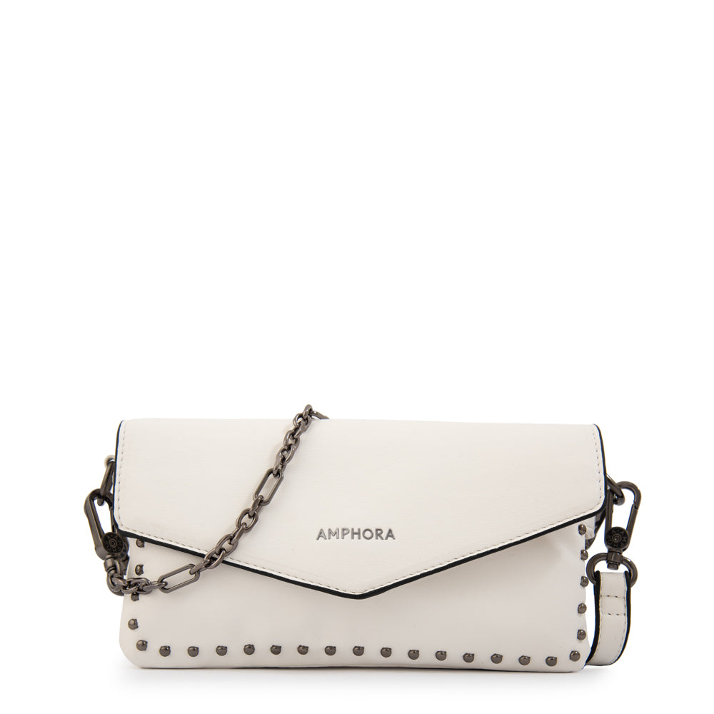 Cartera bandolera jani pequeña blanco