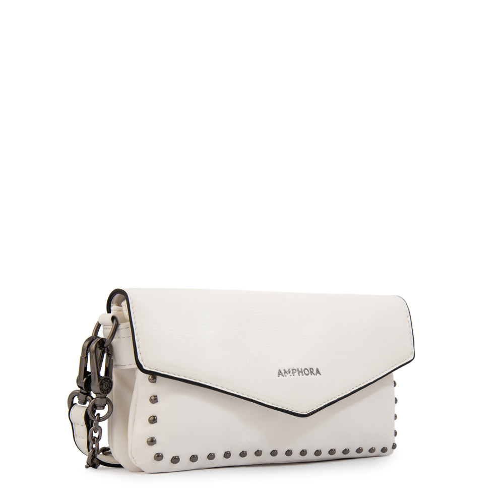 Cartera bandolera jani pequeña blanco