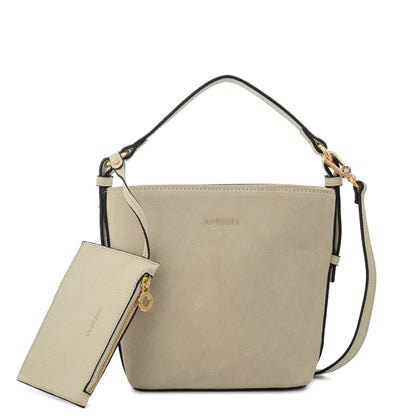 Cartera Bandolera renata mediana blanco crudo