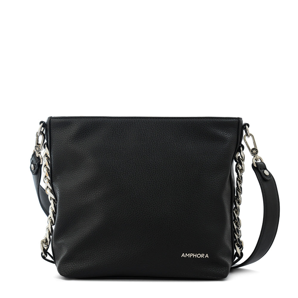 Cartera bandolera tiziana mediana negro