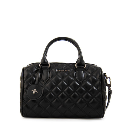 Cartera tote baul tamy mediana negro