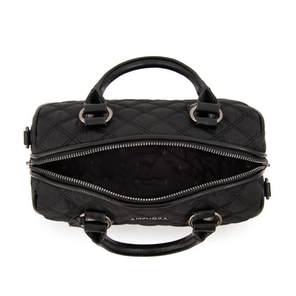 Cartera tote baul tamy mediana negro especial