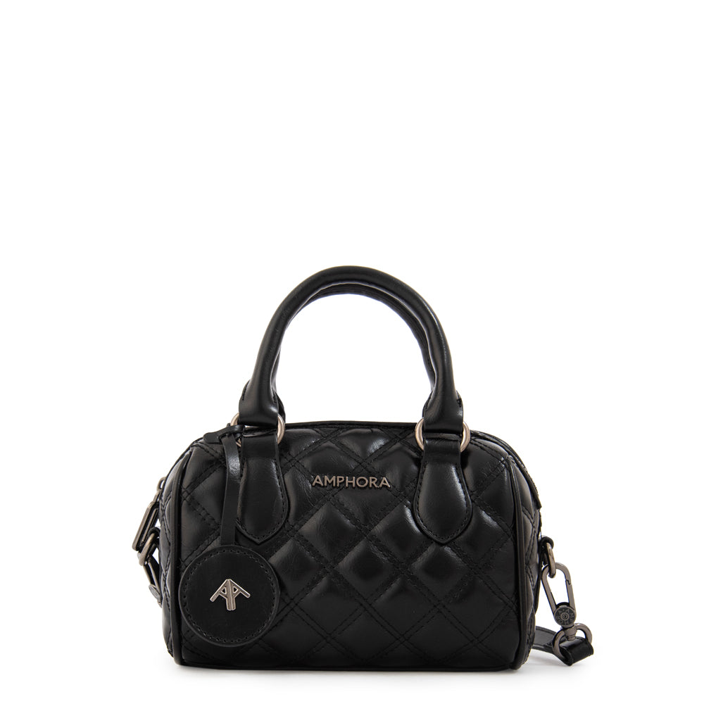 Cartera bandolera baul tamy pequeña negro