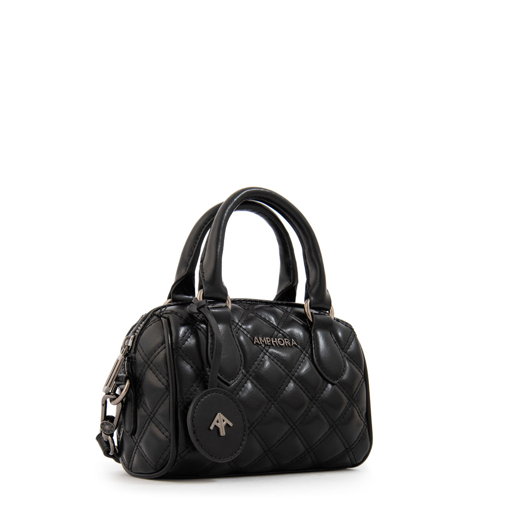 Cartera bandolera baul tamy pequeña negro