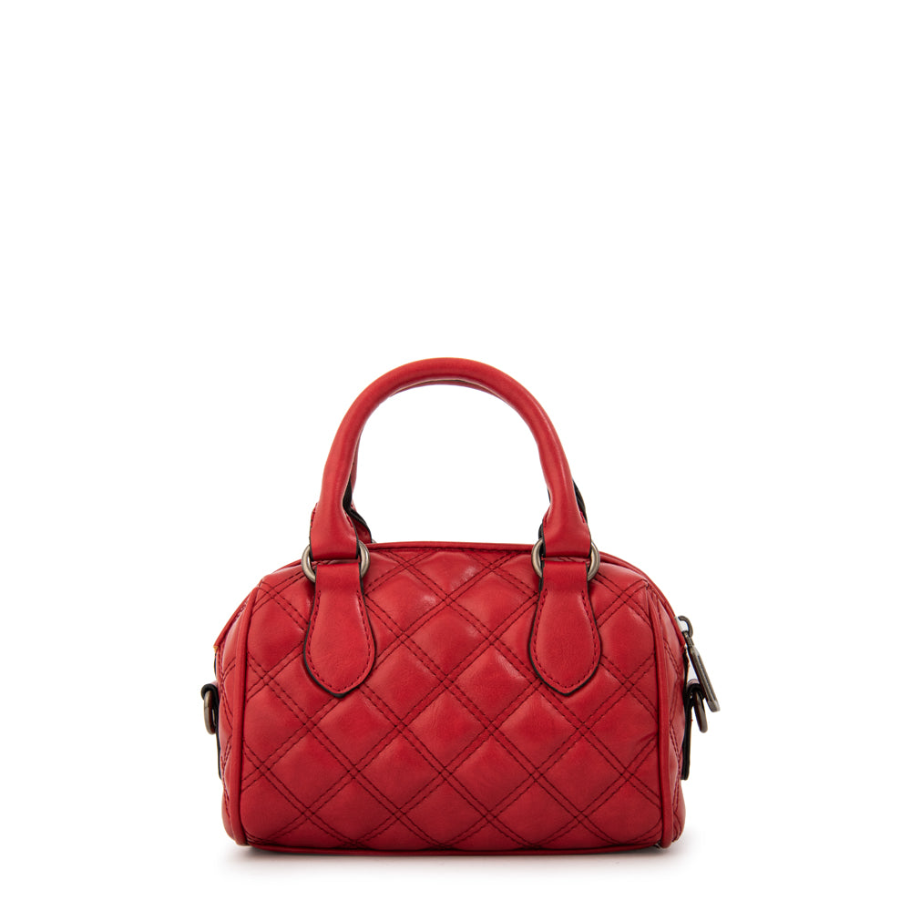 Cartera bandolera baul tamy pequeña rojo