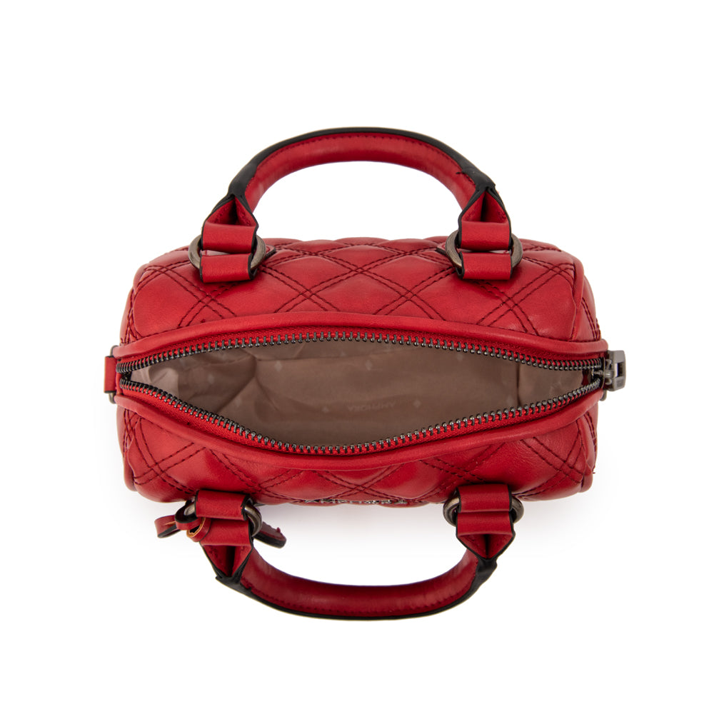 Cartera bandolera baul tamy pequeña rojo