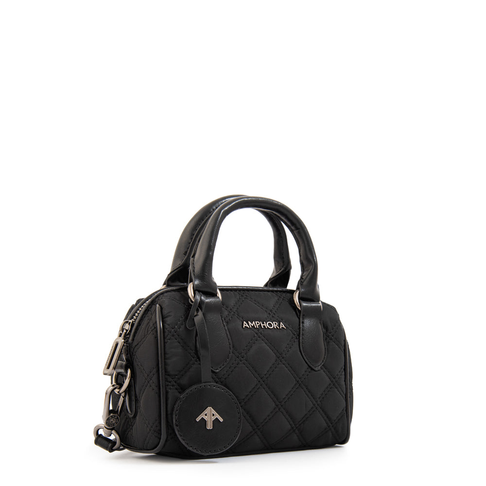 Cartera bandolera baul tamy pequeña negro especial