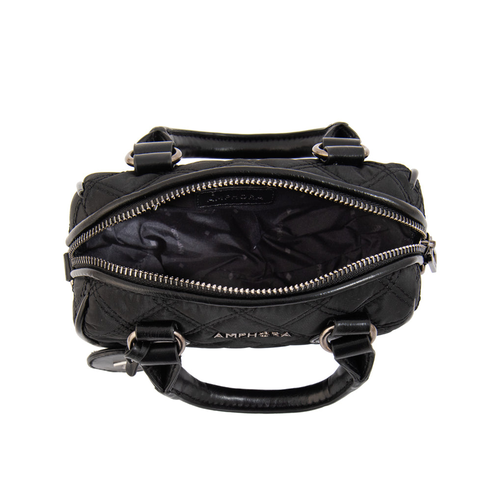 Cartera bandolera baul tamy pequeña negro especial
