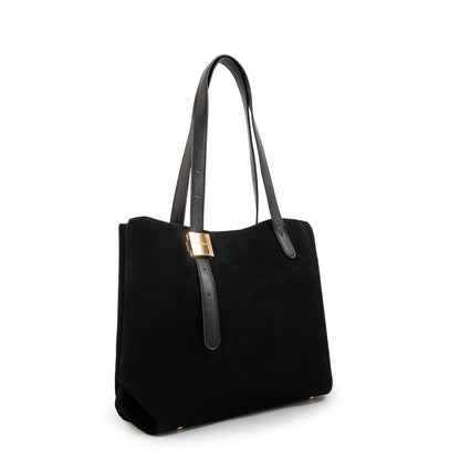 Cartera tote tres divisiones brisy grande negro