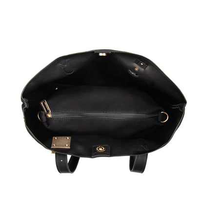 Cartera tote tres divisiones brisy grande negro