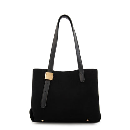 Cartera tote tres divisiones brisy mediana negro