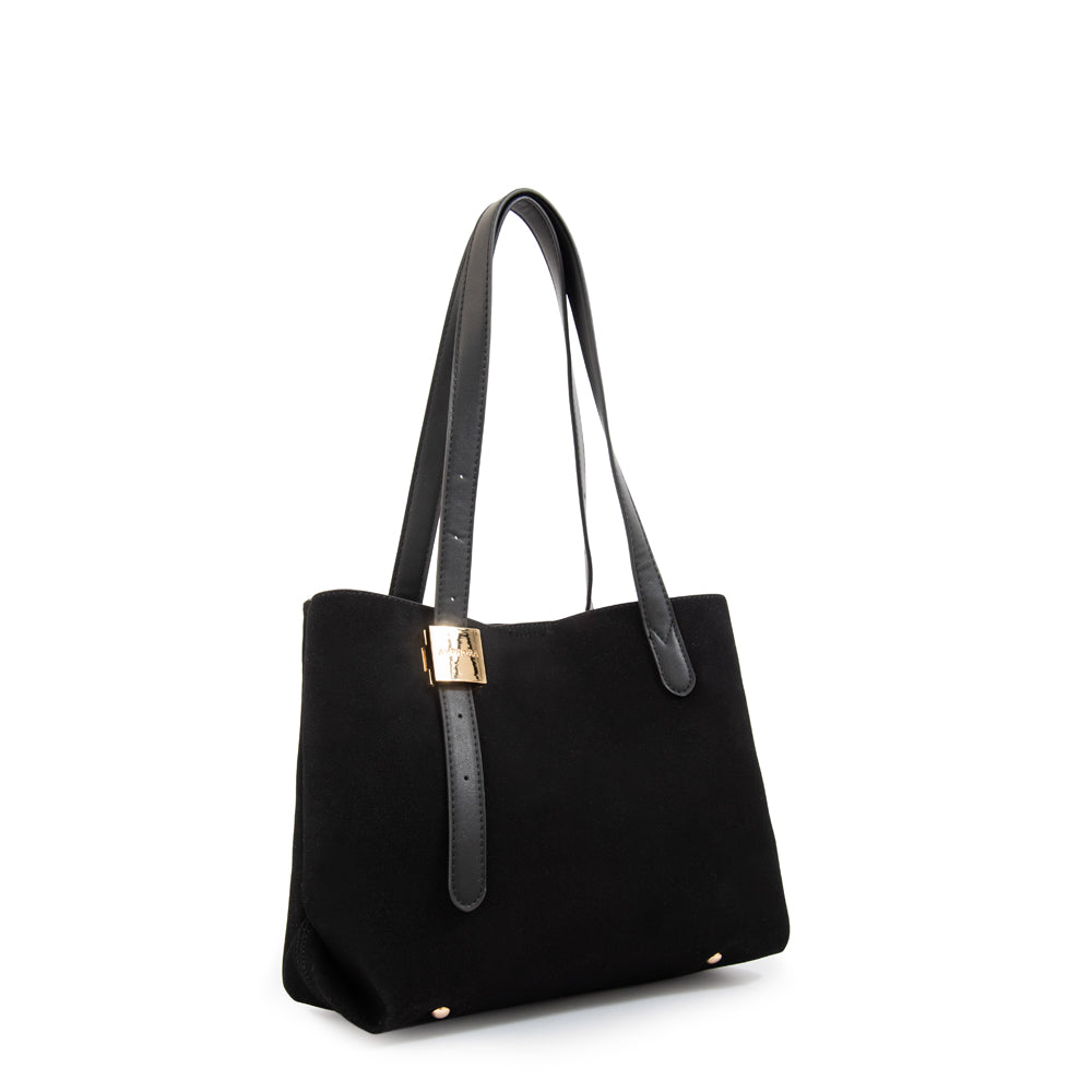 Cartera tote tres divisiones brisy mediana negro