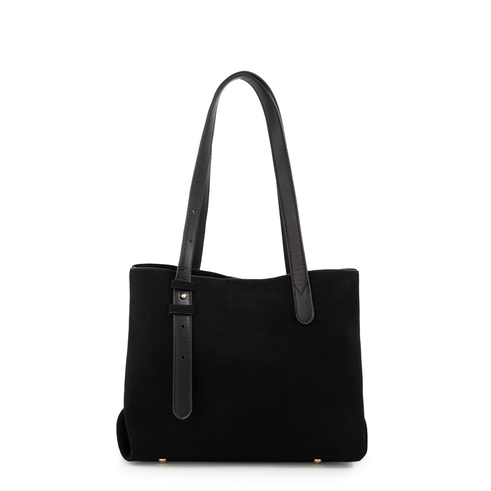 Cartera tote tres divisiones brisy mediana negro