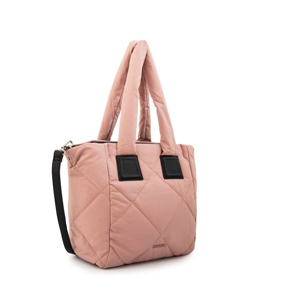 Cartera tote talita grande rosa viejo