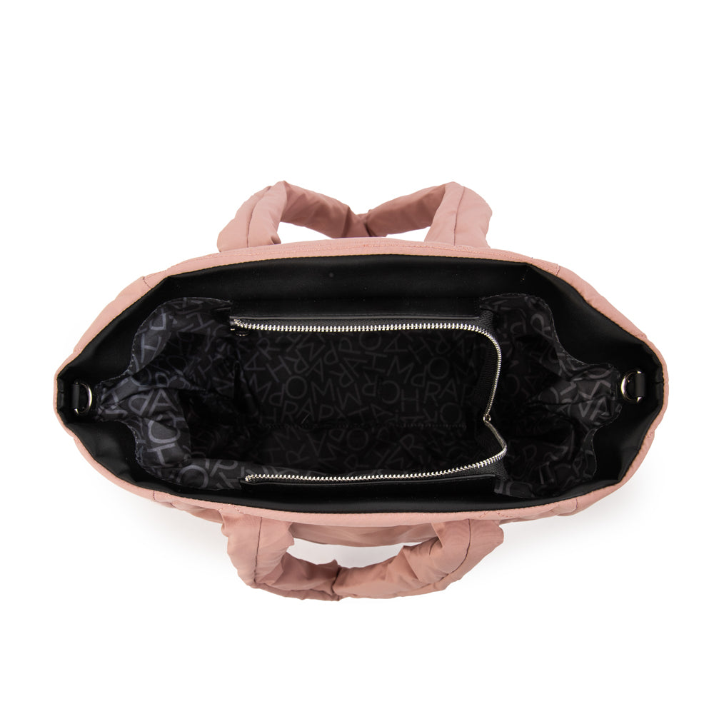 Cartera tote talita grande rosa viejo
