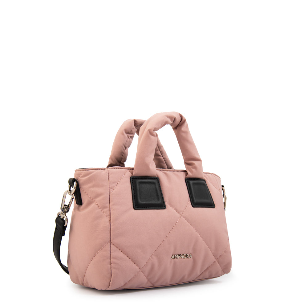 Cartera bandolera talita mediana rosa viejo