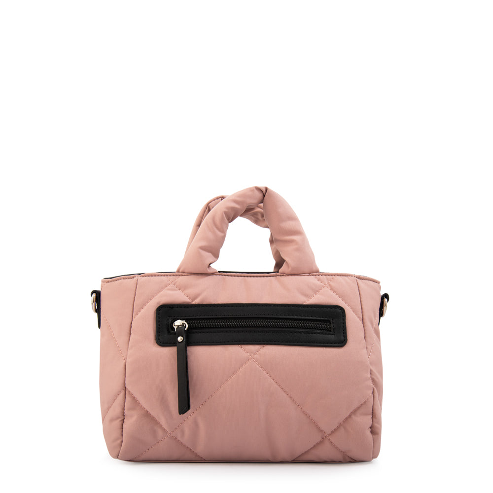 Cartera bandolera talita mediana rosa viejo