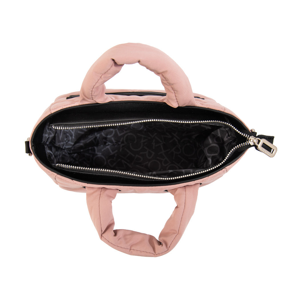 Cartera bandolera talita mediana rosa viejo