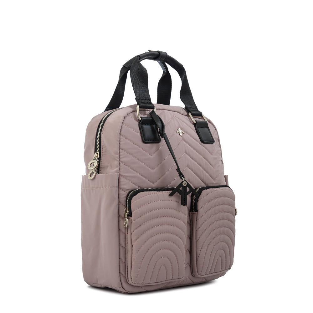 Mochila georgia mediana rosa viejo