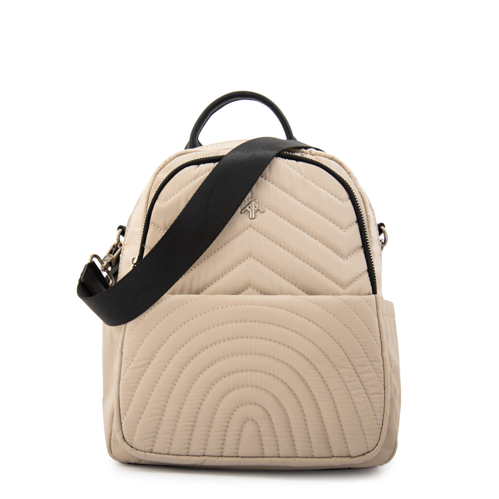 Mochila georgia mediana beige