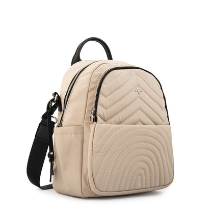 Mochila georgia mediana beige