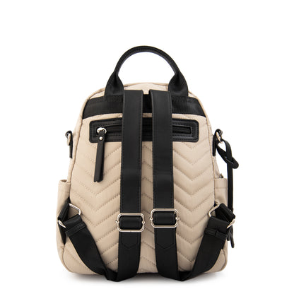 Mochila georgia mediana beige