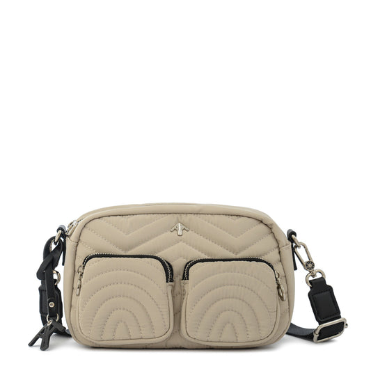 Cartera Bandolera georgia pequeña beige