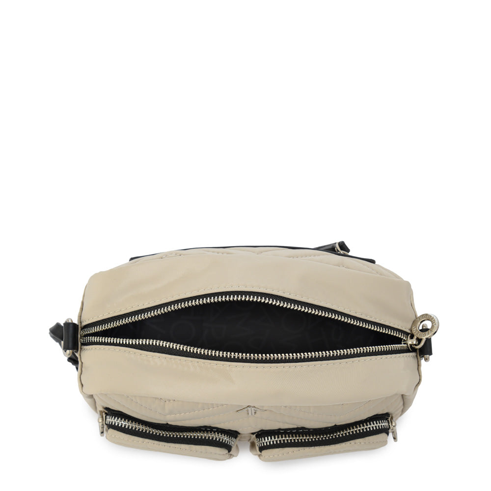 Cartera bandolera georgia pequeña beige