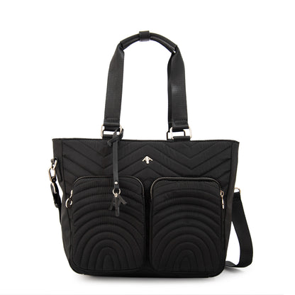 Cartera tote georgia grande negro