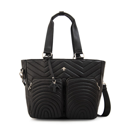 Cartera tote georgia grande negro especial