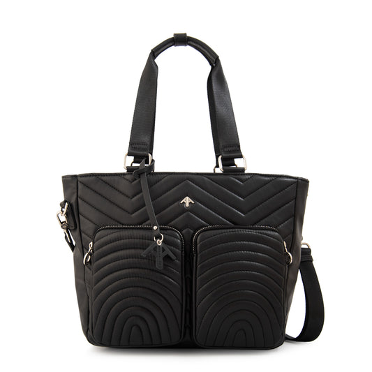 Cartera tote georgia grande negro especial