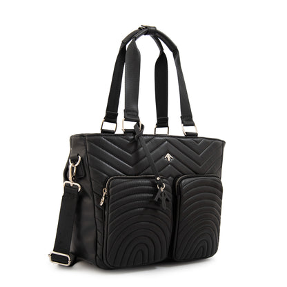 Cartera tote georgia grande negro especial