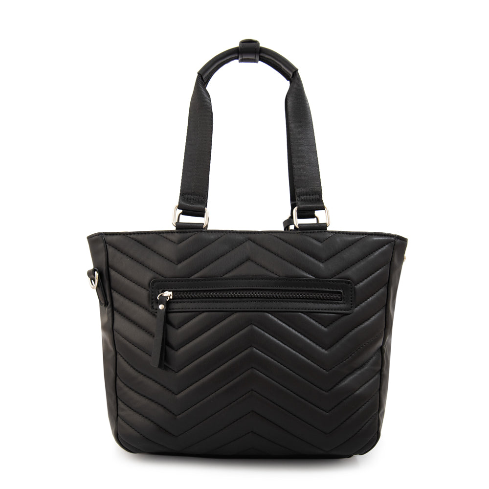 Cartera tote georgia grande negro especial