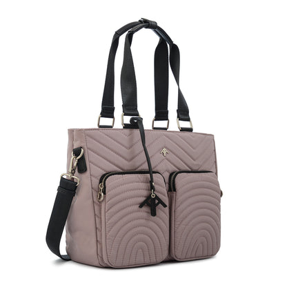 Cartera tote georgia grande rosa viejo