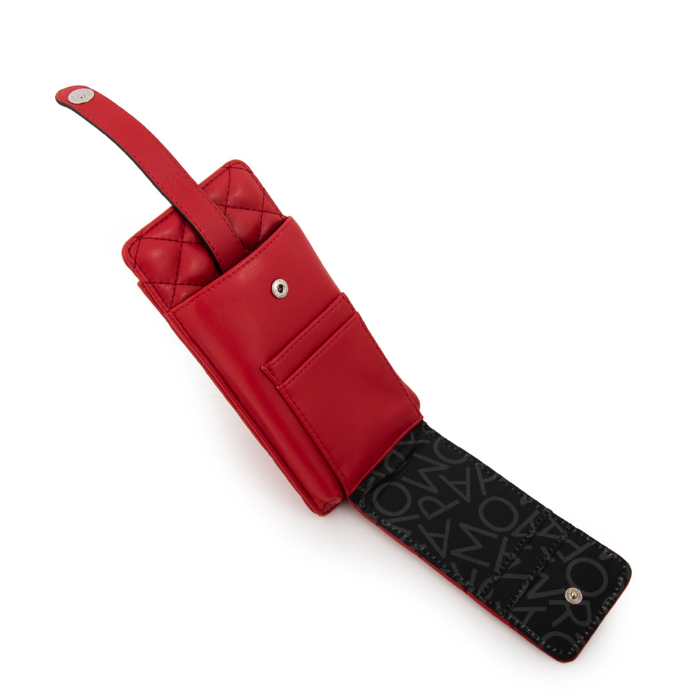 Cartera bandolera porta celular beatriz pequeña rojo