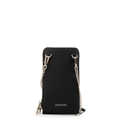 Cartera Bandolera porta celular rocy pequeña negro