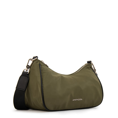 Cartera Bandolera catalina pequeña verde oliva