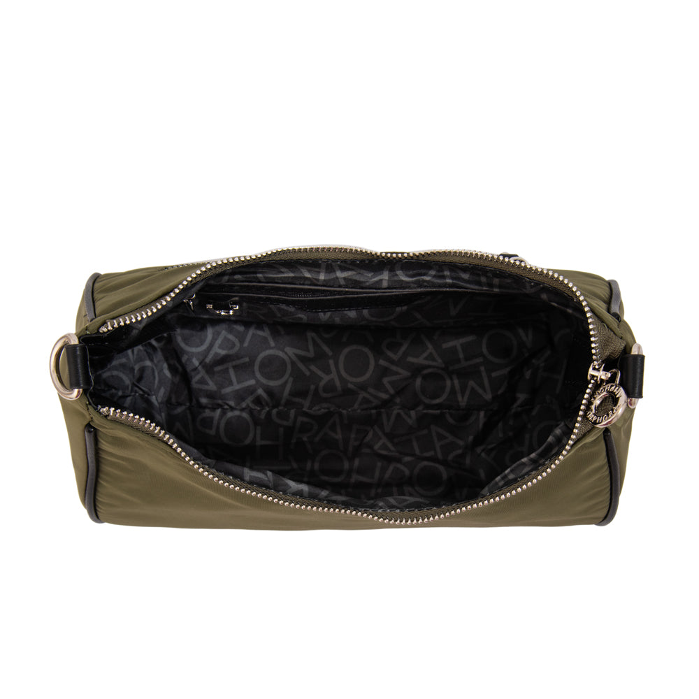 Cartera bandolera catalina pequeña verde oliva