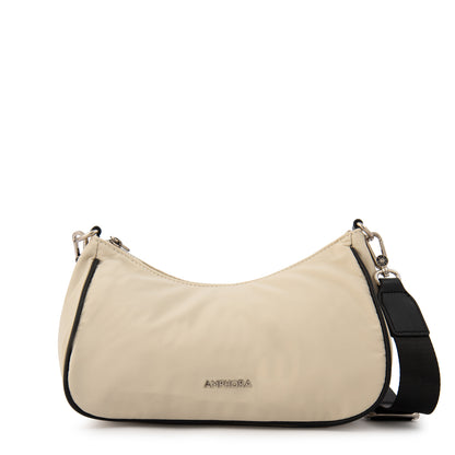 Cartera Bandolera catalina pequeña blanco crudo