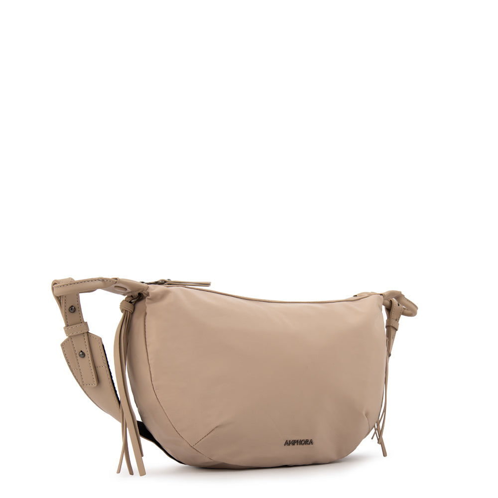 Cartera bandolera felie mediana beige