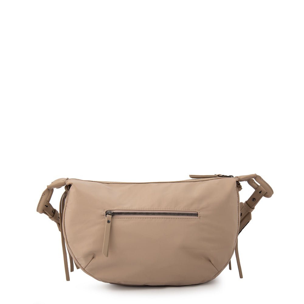 Cartera Bandolera felie mediana beige
