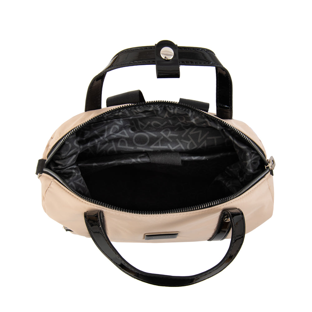 Mochila porta notebook cecilia grande beige