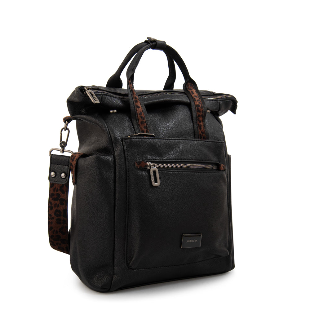 Mochila porta notebook cecilia mediana negro