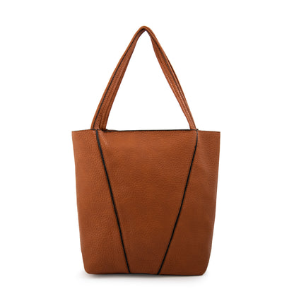 Cartera tote miriam mediana camel