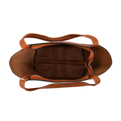 Cartera tote miriam mediana camel